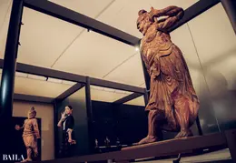 市川紗椰 「東博コレクション展」＠東京国立博物館  　初期の作品（右）『ヤシの木のある家』（1918年）と（左）『シウラナの小径』（1917年）