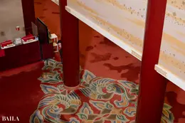 中村時蔵さん　歌舞伎座のエントランス