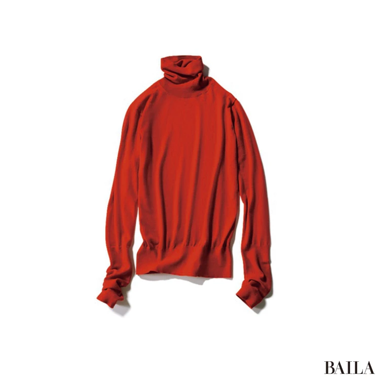 主役としても、引き立て役としても！秋冬必須の「万能タートルニット」で重ね着3コーデ_2