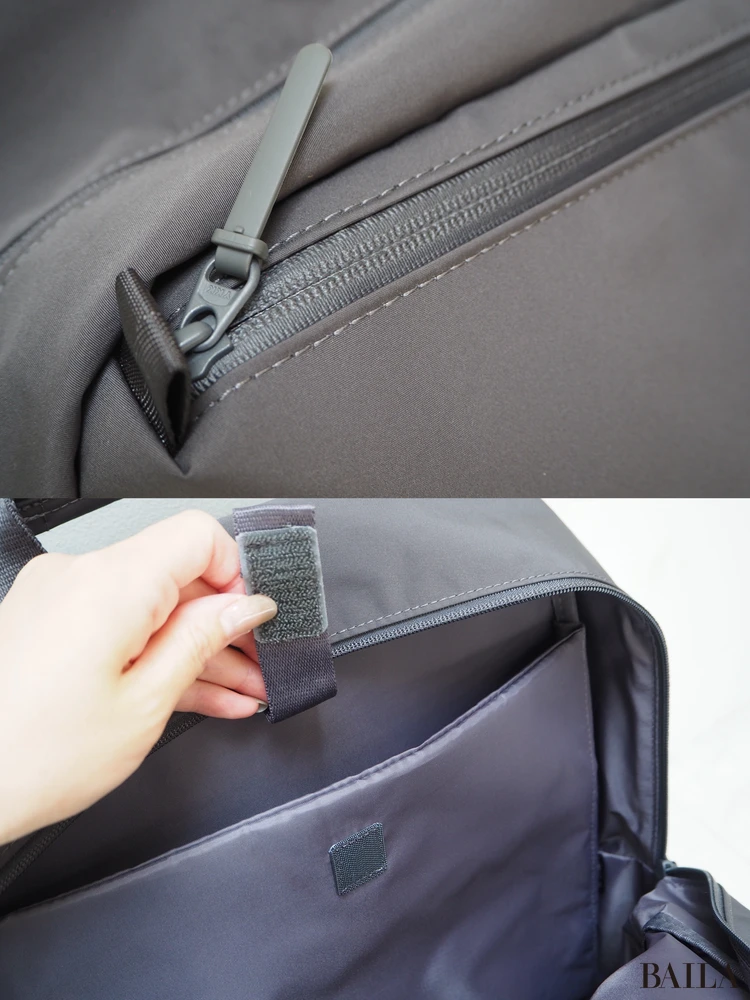 「ファンクショナルバックパック」(¥4990)ディテール