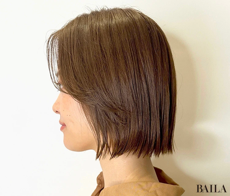 キュートな外ハネボブ　サイド