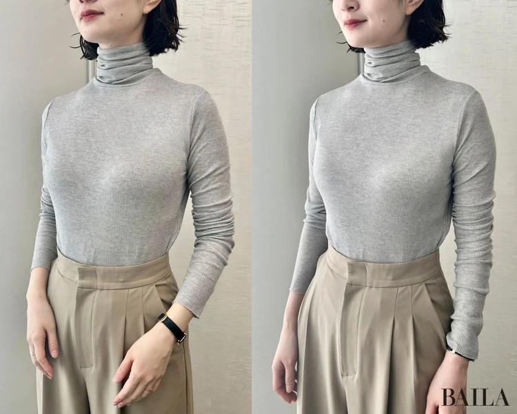 自然光と室内の比較画像です