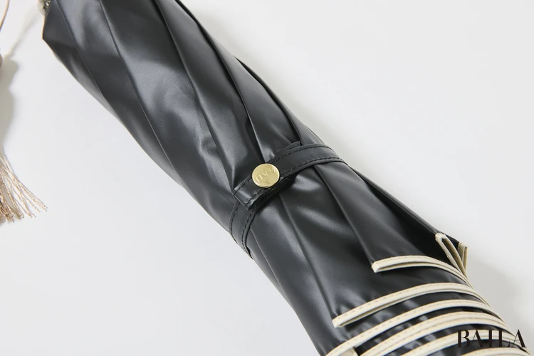 UVOの日傘　ゴールドのボタン