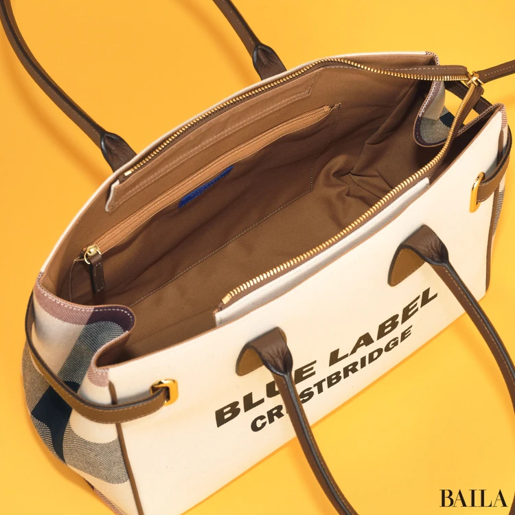 ブルーレーベルクレストブリッジ ロゴプリントハトメトート ロゴプリントハトメトート（バッグ）｜BLUE LABEL CRESTBRIDGE