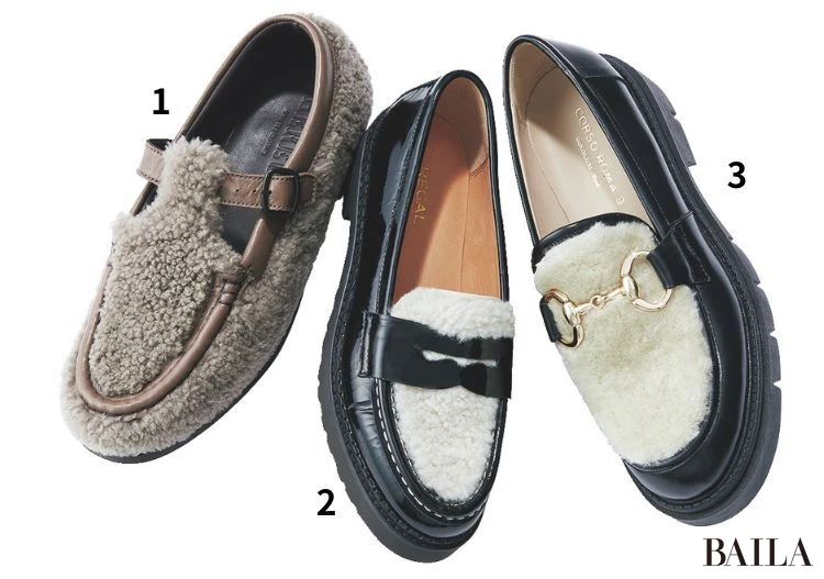 もこもこ素材で歩くたび視線を独占♡