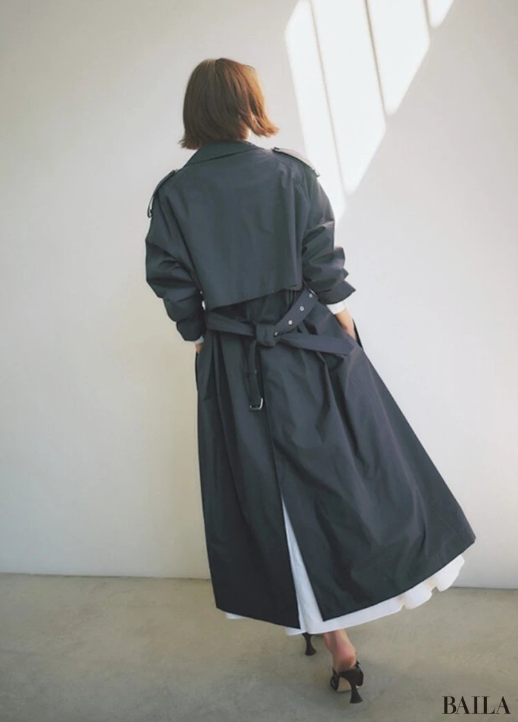 トレンチコート　ベルト