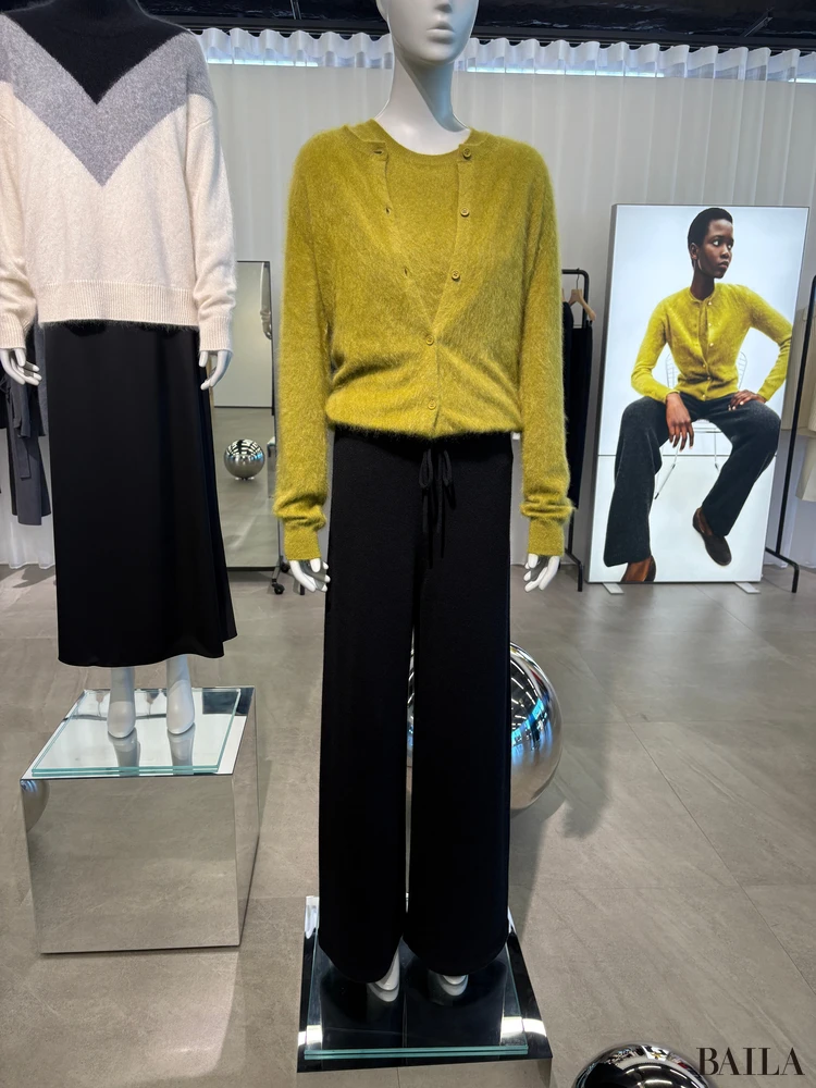 モヘアニットアンサンブル