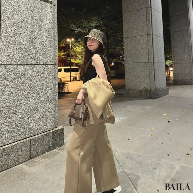 小顔効果抜群なオフの日のご機嫌をつくるバケットハット