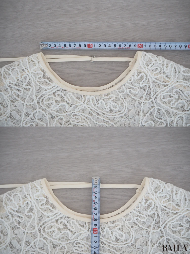 首元の開き:(幅)約20cm、(高さ)約8cm