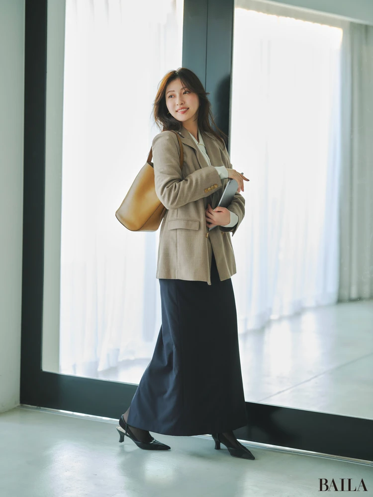 ポロニットをシャツ感覚で