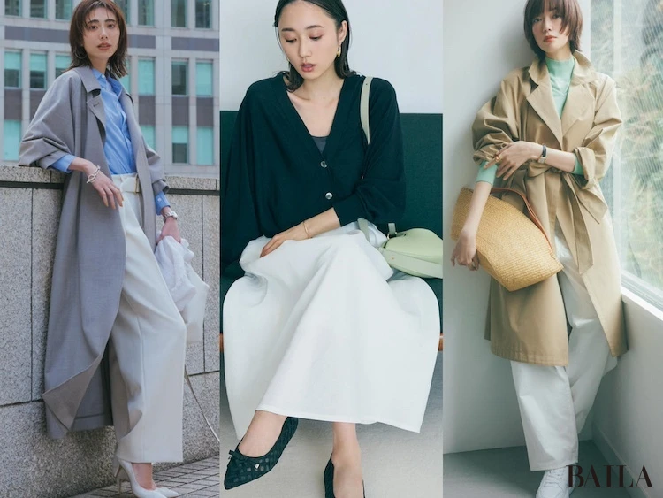 【大人の白ボトムコーデ5選】白パンツ&スカートがこなれる配色&シルエットを伝授!
