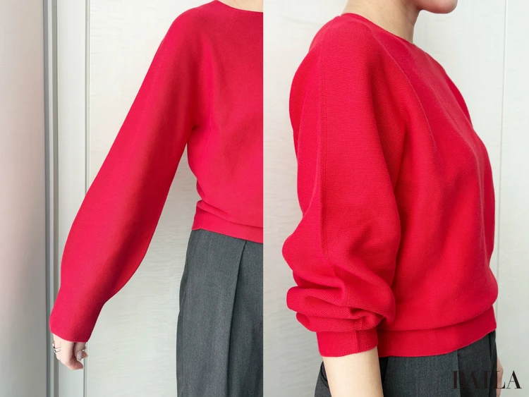 袖のシルエット