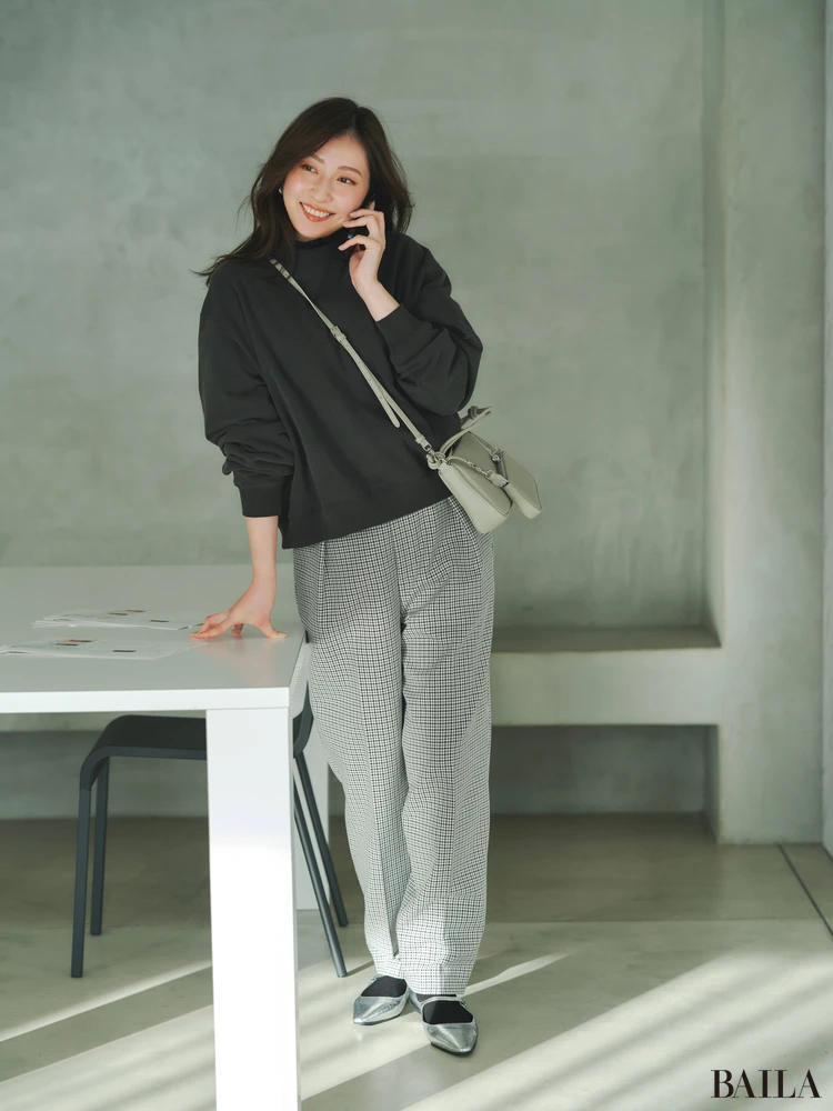 薄手のスウェット