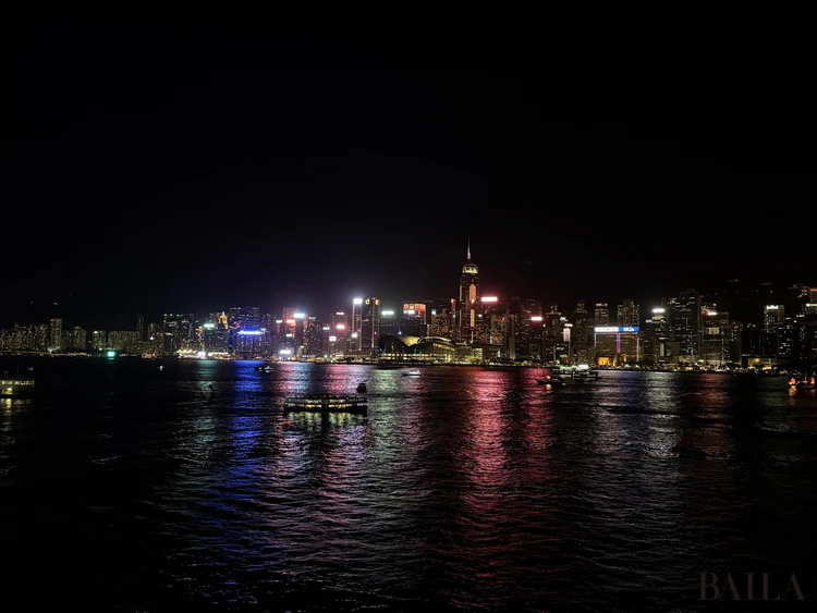尖沙咀(チムサーチョイ) 海沿いプロムナード 香港 夜景