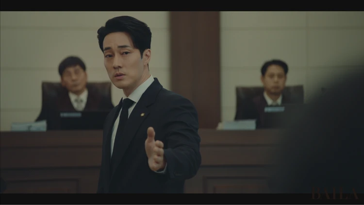 『ドクター弁護士』:裁判中のハン・イハン(ソ・ジソプ)