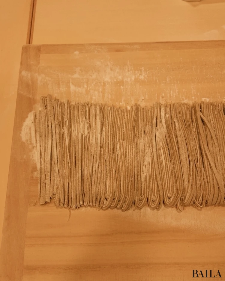 自分で打ったそば