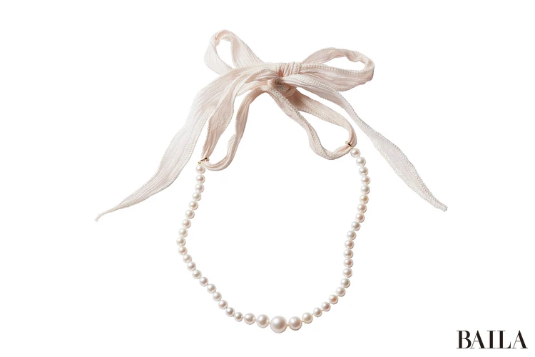 ネックレス￥231000／リトルリーグ インク（ミズキ）