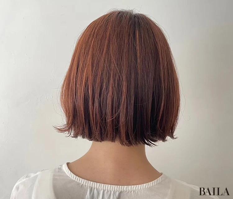 ふんわり外ハネボブ　バック