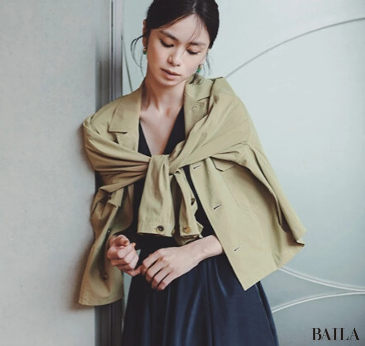 9月のワークシャツコーデ