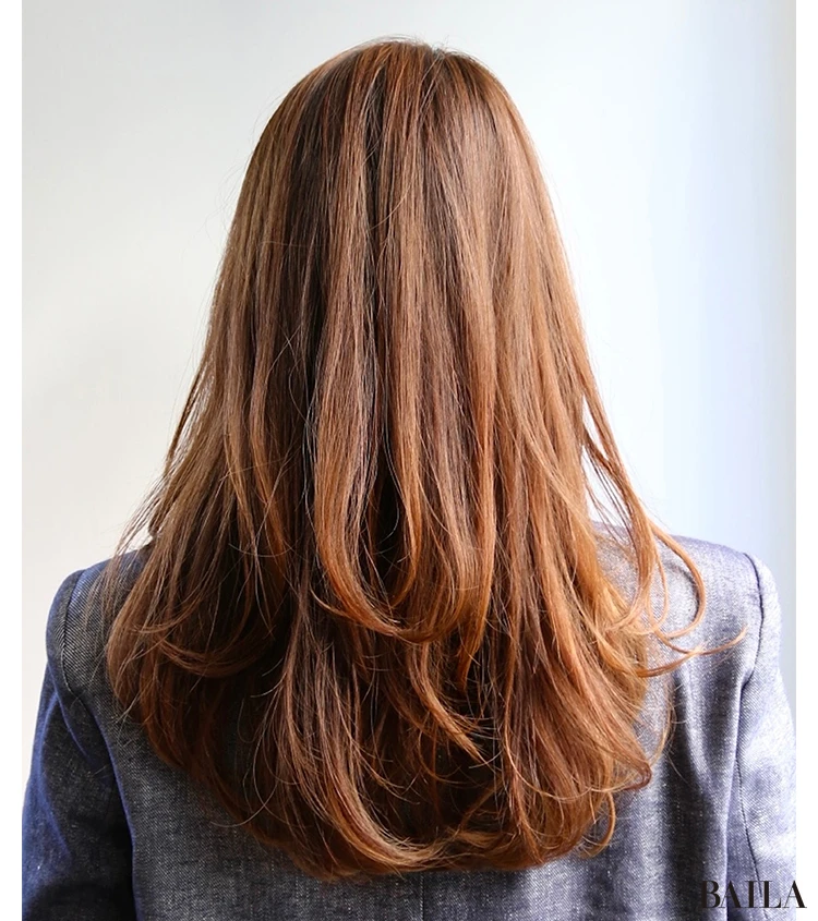 エアリーレイヤーへア　バック