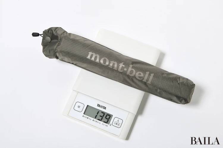 モンベルの日傘　スペックまとめ｜収納時や干すときのことも考えられた超軽量日傘