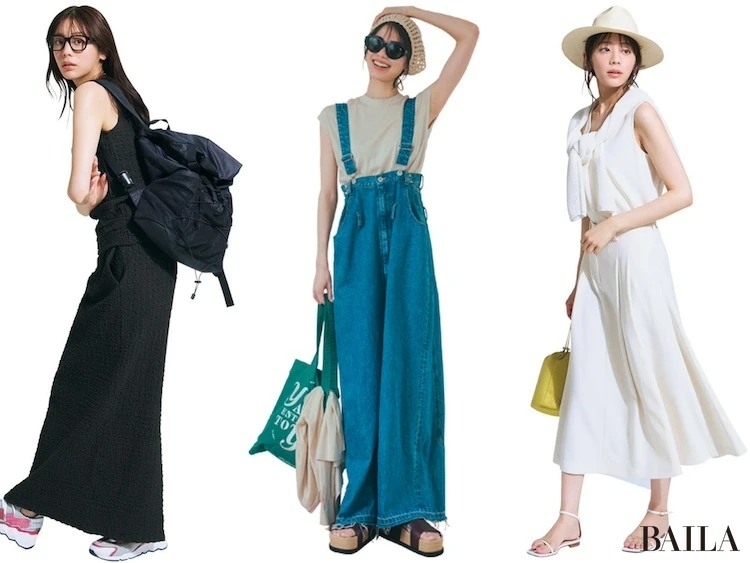 酷暑の夏に大活躍！大人のための上品なノースリーブトップスコーデを一気見!!