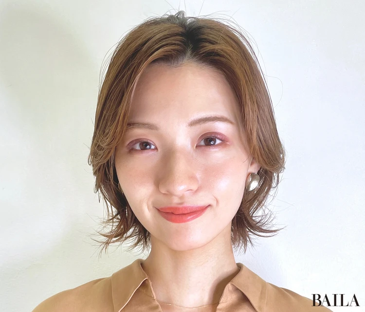 軽やかなリッチボブ　正面