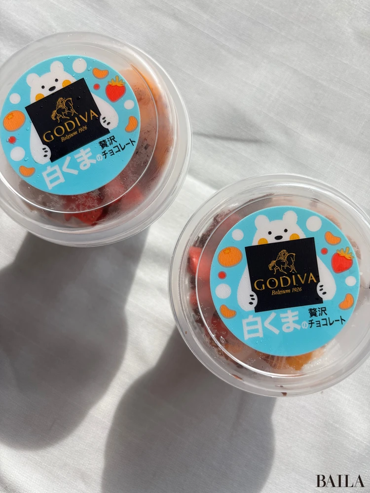 セブンイレブン ゴディバ白くまの贅沢チョコレート