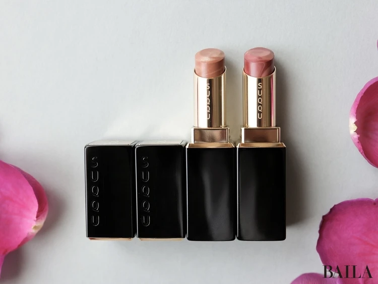 【全色】SUQQU（スック）夏新作コスメ！アイシャドウもリップもコスメマニア美容家・立花ゆうりが全部お試し！　口紅　リップ　2種　モイスチャーグレイズリップスティック　限定コスメ　