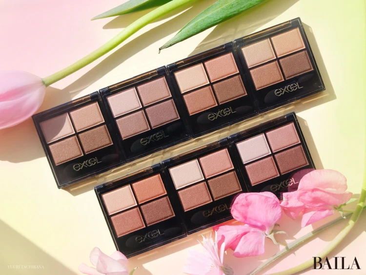 【全色】『エクセル』新作アイシャドウ「スキニーリッチシャドウ N」をコスメマニア美容家・立花ゆうりが全部お試し!_1