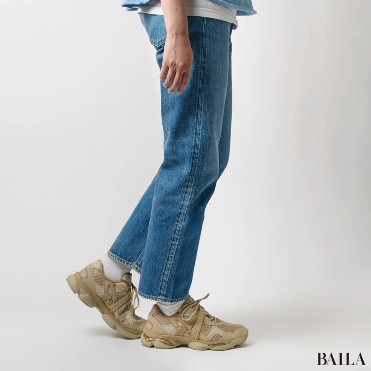 オニツカタイガーのスニーカーを試着 TIGRUN