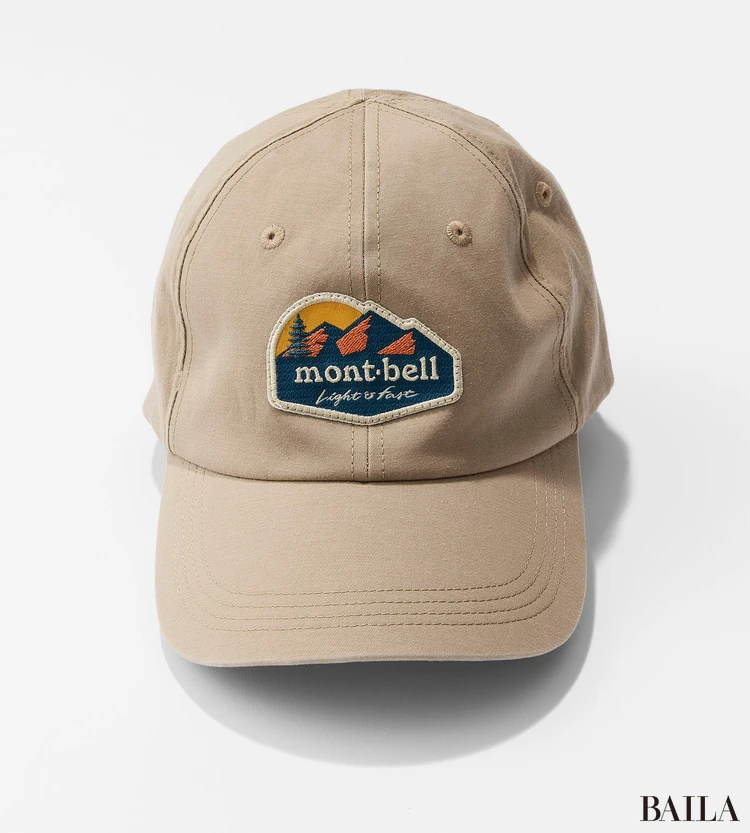 モンベル「ウォッシュアウト ストレッチコットン スムーズキャップ #9」アイテム画像