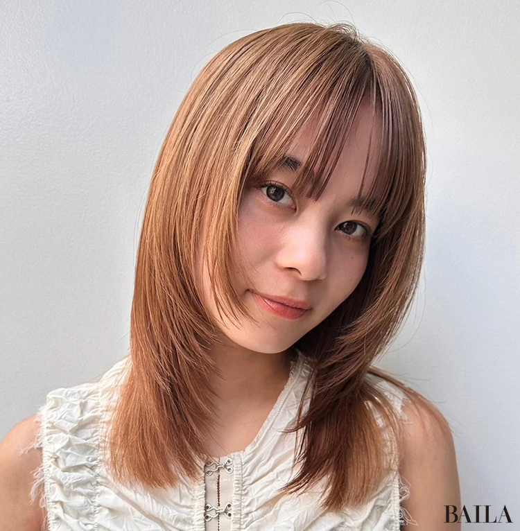 ストレートレイヤーミディ　正面