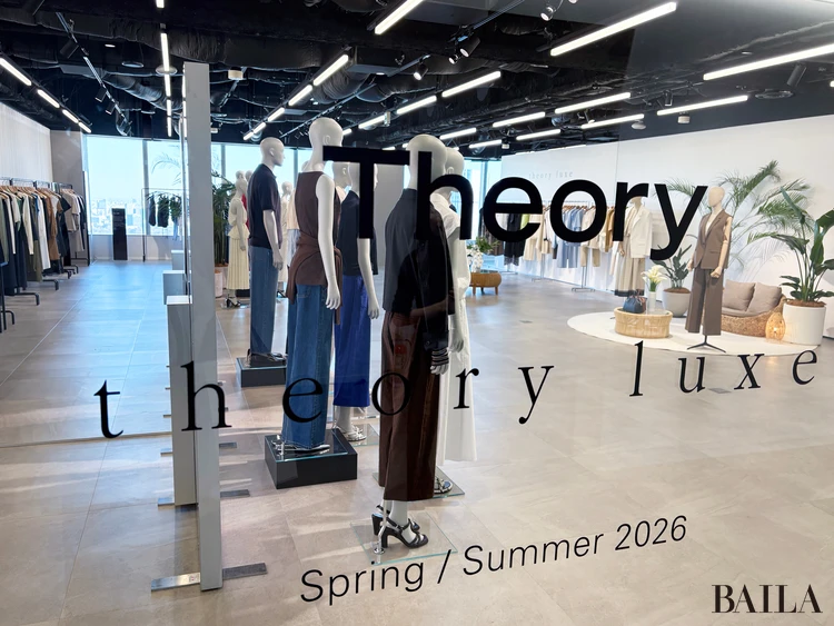 【Theory（セオリー）】2026年春夏展示会レビュー！都会的なデザインの中に使い勝手のよさも加わった、いいとこどりなアイテムが豊作！