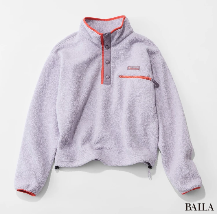 コロンビア 「ウィメンズヘルベチアII クロップドハーフスナップフリース」