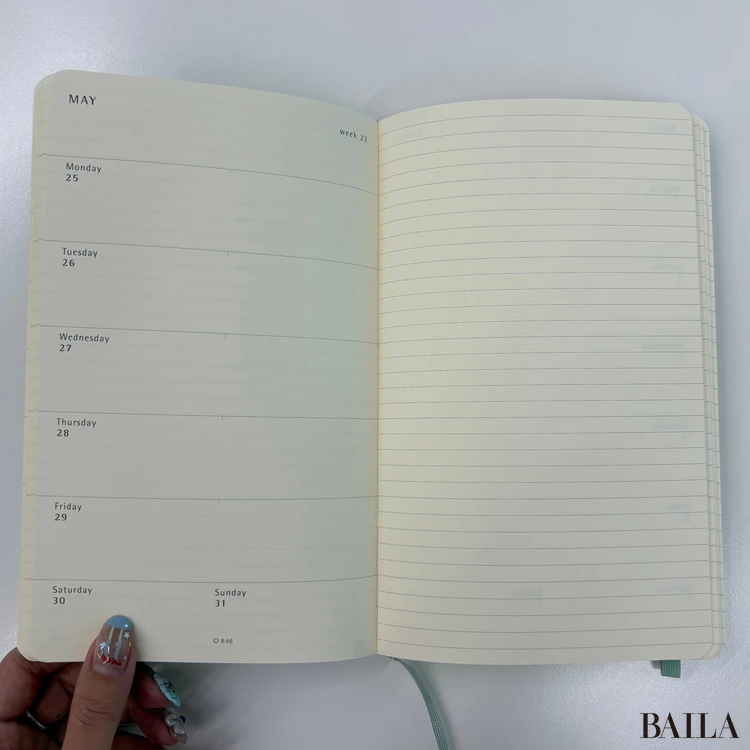 モレスキン　プレシャス＆エシカル・プランナーの中身