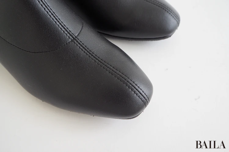 ワシントン靴店 晴雨兼用ショートブーツ ¥17600 ブラック Lサイズ 24.0cm 24.5cm 162cm トゥ