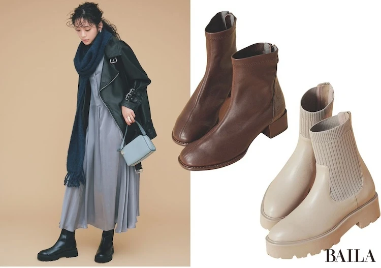 【今売れてる本当にいいブーツ】抜け感のある足もとでコーデを引き締めるショートブーツ8選