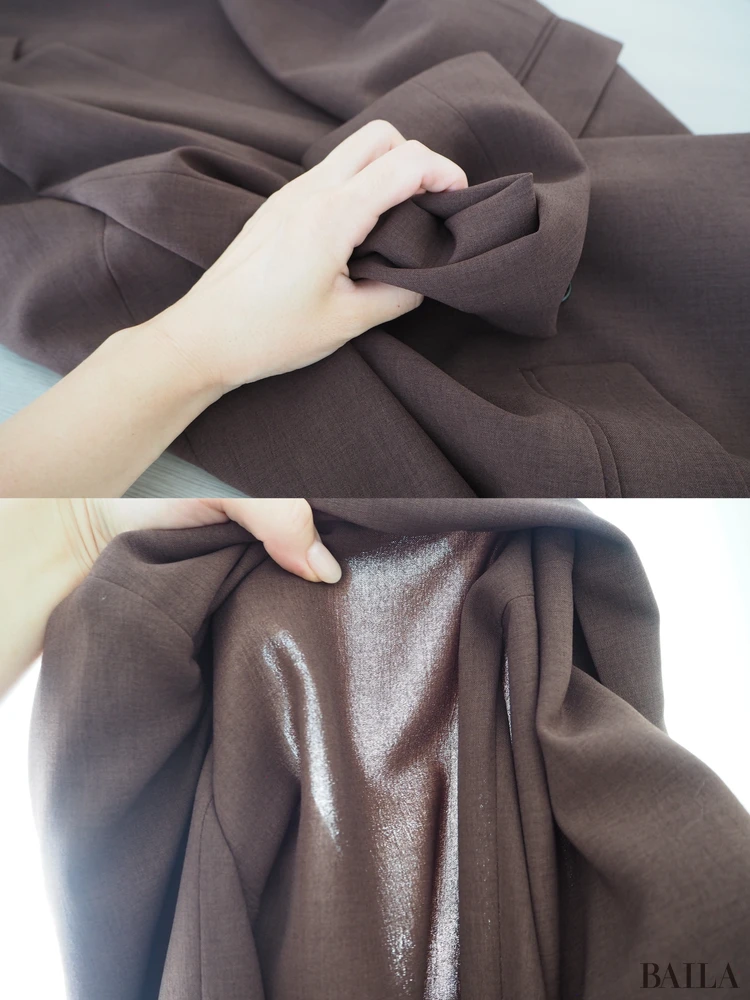 質感:ドライタッチで、汗ばむ季節も不快指数を和らげる