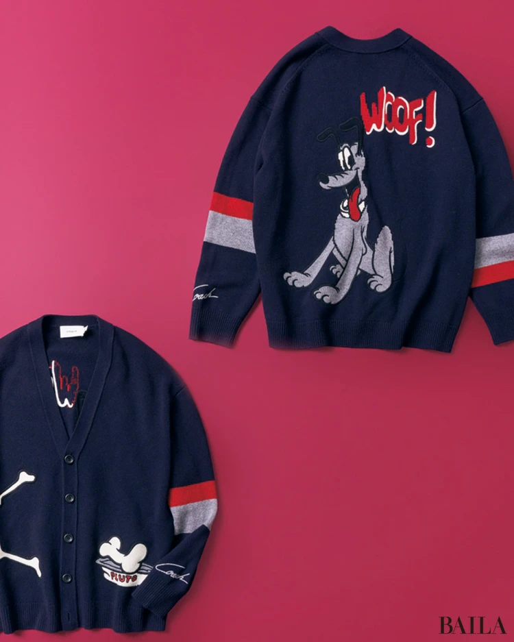 【COACH（コーチ）】着るたびに高揚するディズニーコレクションの上質ニット