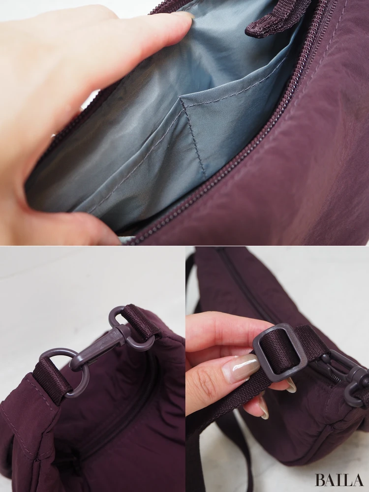 「ラウンドウルトラミニバッグ」(¥1290)ディテール