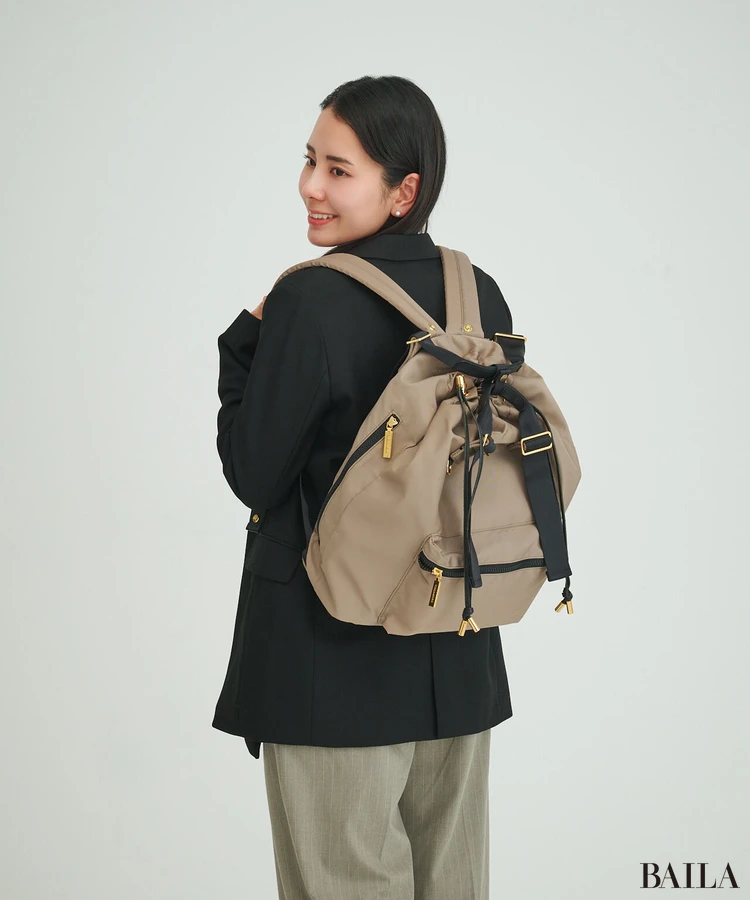 ヴィオラドーロ　リュック　着用感