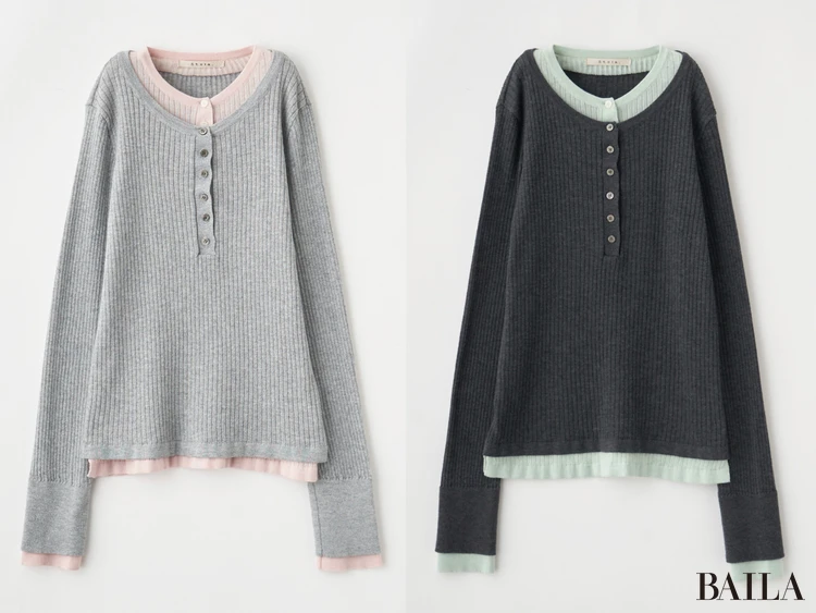 カラバリ：春らしさ感じるペールカラーが差し色になったカラーも展開