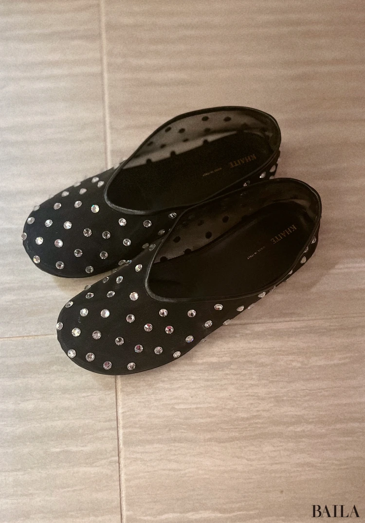 KHAITE（ケイト）のキラキラシアーフラット