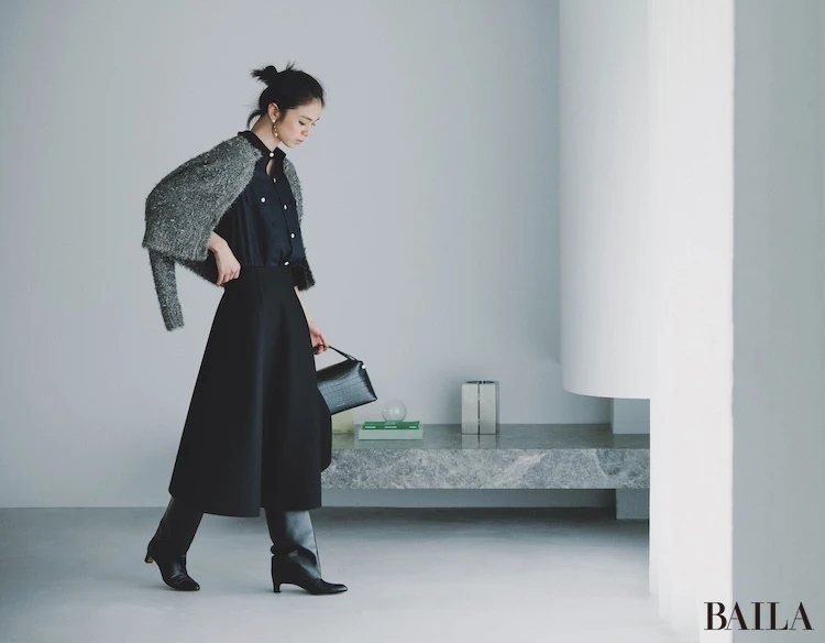 フワモコ質感がたまらないニットのぬくもりをプラス