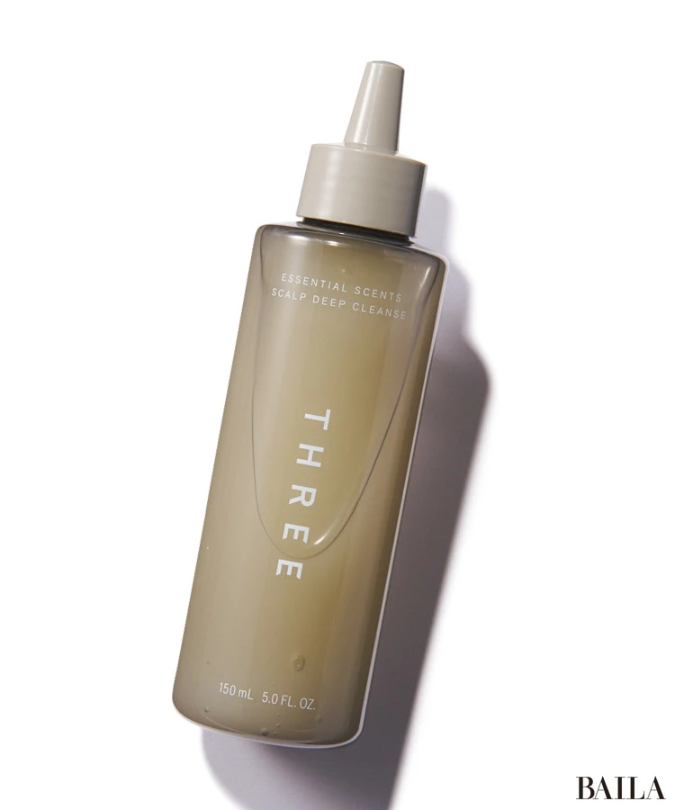 THREE エッセンシャルセンツ スキャルプ ディープ クレンズ 150ml ￥3960／THREE