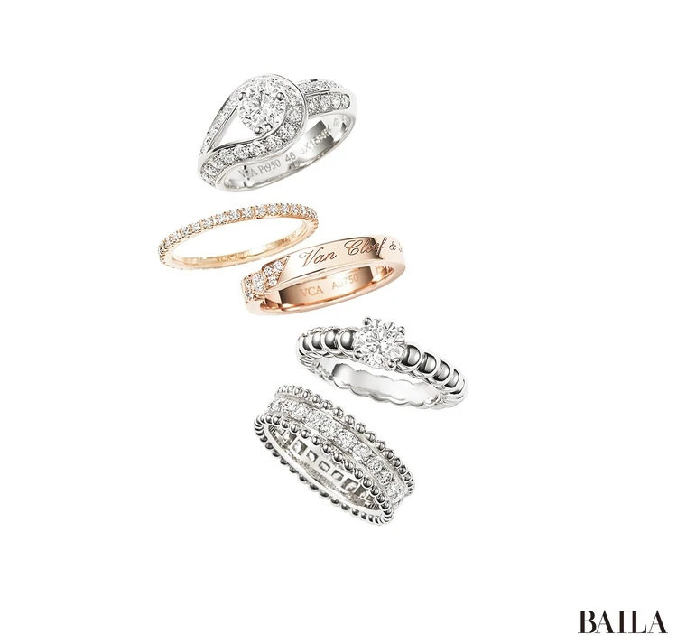 ヴァン クリーフ＆アーペルのウェディングリング