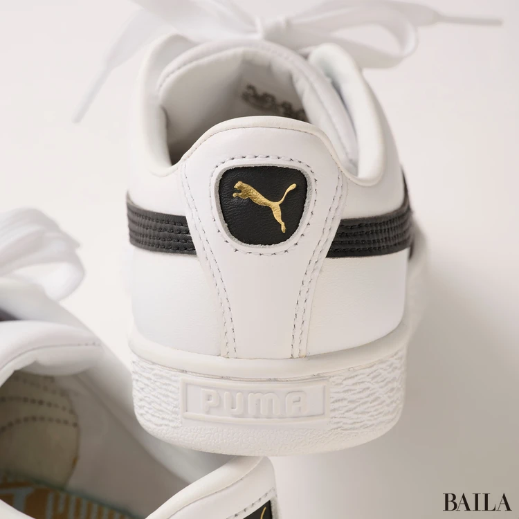 プーマのスニーカー バスケットクラシック ホワイトスニーカー