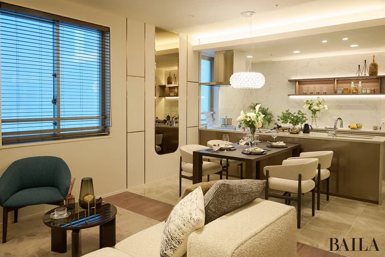 クレストプライムシティ南砂　モデルルーム　リビングルーム