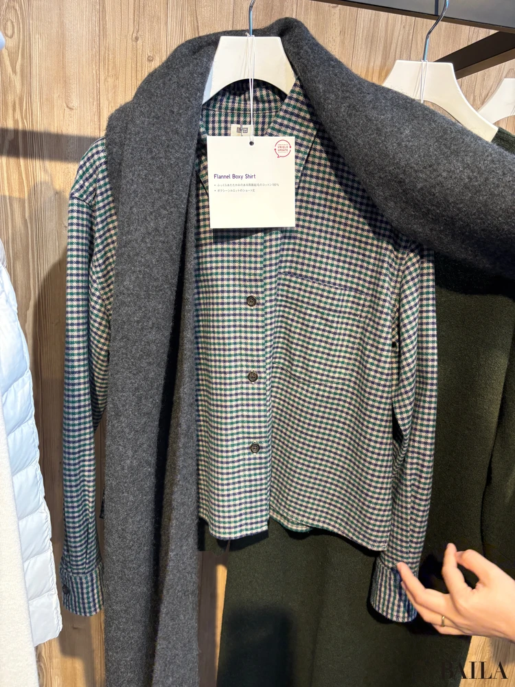 「フランネルボクシーシャツ」